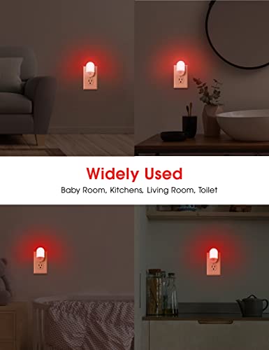 L LOHAS LED Red Night Light, Night Lights Plug into Wall[2 Pack] - color: Red, size: 2 Count (Pack of 1)