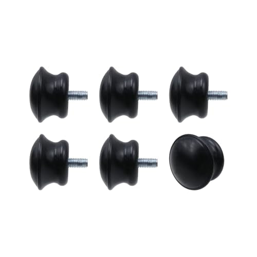 Curtain Rod Ends for 5/8 Inch Curtain Rods, 6Pcs