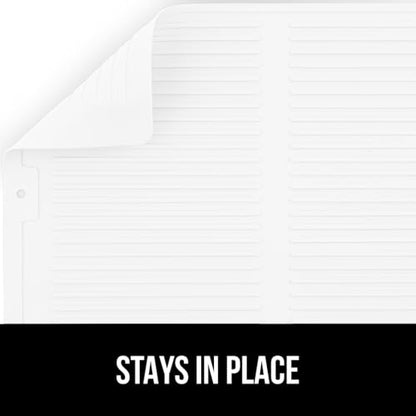 GORILLA GRIP Patented BPA-Free Silicone Dish Drying Mat, 18x16, White - color: White, size: 18" x 16", style: Silicone