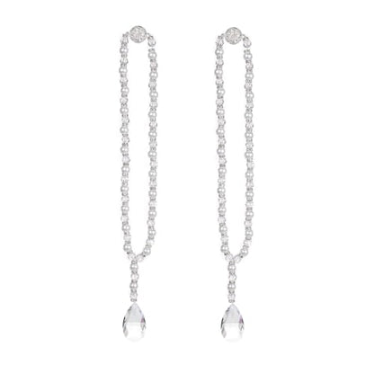SUQ I OME Luxury Magnetic Curtain Tieback, Crystal Mixed Pearl - color: Pearl Mixed Crystal