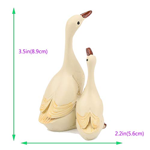 Small Goose Figurine Statue Farm Christmas Farm Animal Decorations Rustic Farmhouse Decor Desk Tabletop Children Room Ornaments