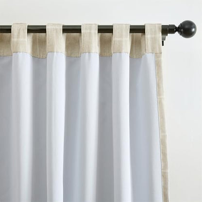 Threadmade Sawyer Window Panel, Sand - 52" W x 84" L - color: Sand, size: 52"W x 84"L (Pack of 1)
