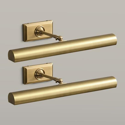 18 inch Picture Lights for Wall Hardwired 2PK Brass Picture Lighting - color: Brass, size: 18in-2PK