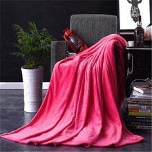 DiamondHome Super Soft Warm Light Weight Fleece Throw Blanket for Couch/Sofa/Bed/Chair in Living Room & Bed Room, 50" x 60" (Hot Pink) - color: Hot Pink