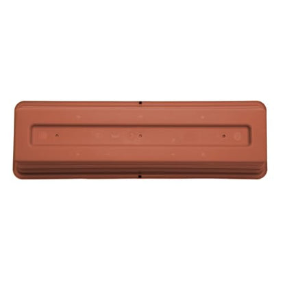 Bloem Dura Cotta 18" Plastic Window Box Planter, Terra Cotta, 3-Pack - color: Terra Cotta, size: 18" (Pack of 3)