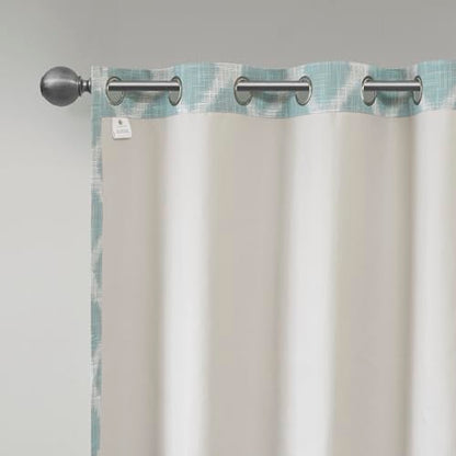 Sun Smart Blackout Window Curtains, Thermal Insulated 1 Panel 50x84 Aqua - color: Aqua, size: 50"W x 84"L (Pack of 1)