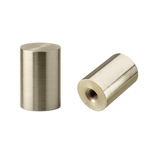Aspen Creative 24019-12 Steel Lamp Finial in Brass Plated Finish, 1-1/4" Tall (2 Pack) - color: Brass Plated, size: 2 PACK