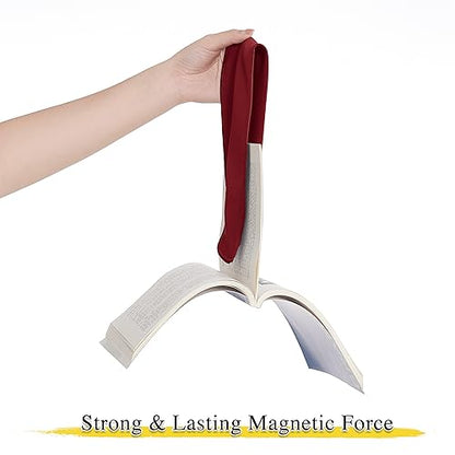 NICETOWN Strong Magnetic Curtain Tiebacks-Curtain Tiebacks for Wall No Screws Perfect of Curtains (Burgundy Red, 11.8 X 4 Inches, Set of 4) - color: Burgundy Red, size: 4"W x 11.8"L (Pack of 4)