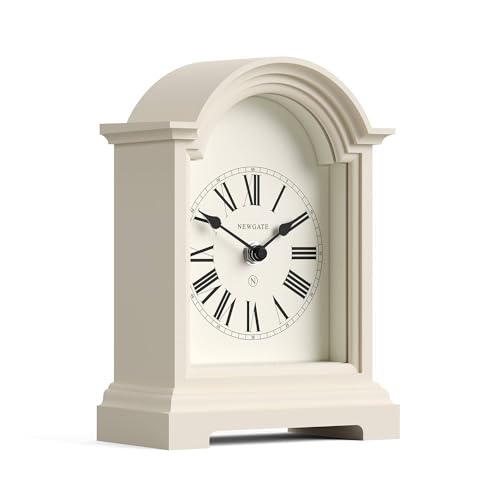 NEWGATE® Carriage Clock | Classic Arch top Mantel Clock | Vanilla Cream | Roman Numerals | Classic Vintage Style for Mantelpiece, Desk, Table top, Shelf or Bedside - color: Vanilla Cream
