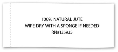 DII Jute Burlap Collection Kitchen Tabletop, Placemat Set, 13x19, Solid Gray, 6 Count - color: Solid Gray, size: Placemat Set, 13x19"