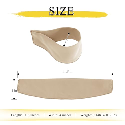 NICETOWN Strong Magnetic Curtain Tiebacks - Modern Simple Style Curtain Ties Backs Holdbacks Holders for Indoor/Outdoor Curtains (Beige, 11.8X 4 Inches, Set of 4) - color: Beige, size: 4"W x 11.8"L (Pack of 4)