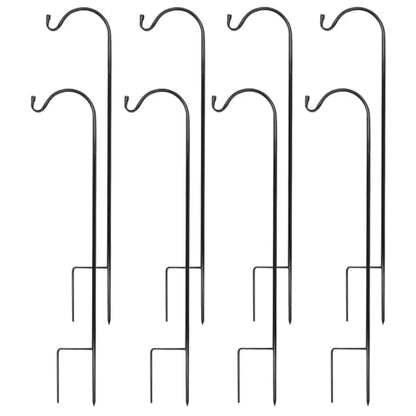 Urban Deco 8 Pack Heavy Duty Shepherds Hook, 37 Inch Tall Plant Hooks - size: 37Inch 8PK