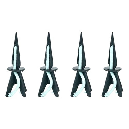 GreenShip 4 Pack Self Watering Planter Insert Watering Spikes, Watering Stakes with Wicking Rope, Plant Spikes for Indoor Outdoor Plants, Vacation Plant Watering Device for Planter Height 12" to 17" - size: Medium（4 Pack）