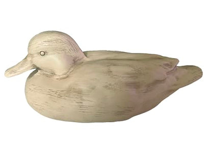 Duck Statue Shelf Decor,Animal Figurine Burlywood - color: Burlywood