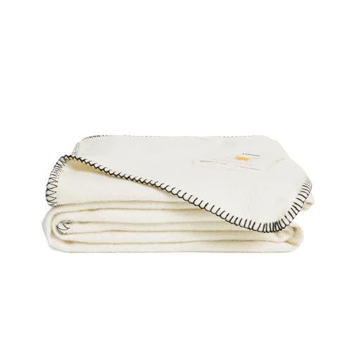 UnHide Knit Alpaca Blanket, Ultra-Soft and Lightweight Throw Blanket - color: Snow White, size: Alpaca (60" x 80")