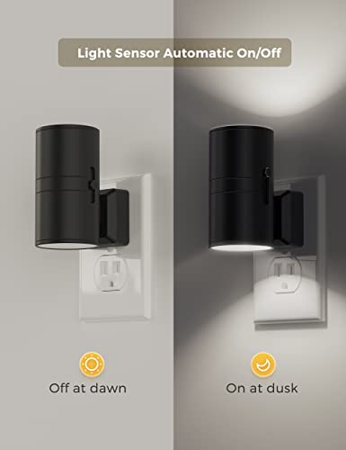 L LOHAS LED Night Light, Bright Night Light, Night Lights Plug into Wall - color: 5000K-Daylight White, size: 4 Pack