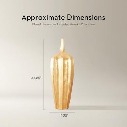 Z Gallerie 48" Accolade Floor Vase, Gold