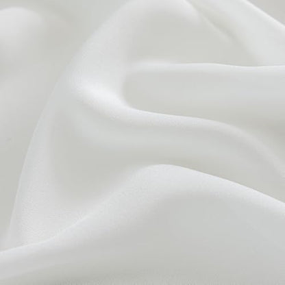 Pinch Pleated 90 Inch White Curtains 2 Panels Set for Living Room - color: 2-off White, size: 52"W x 90"L (Pack of 2)