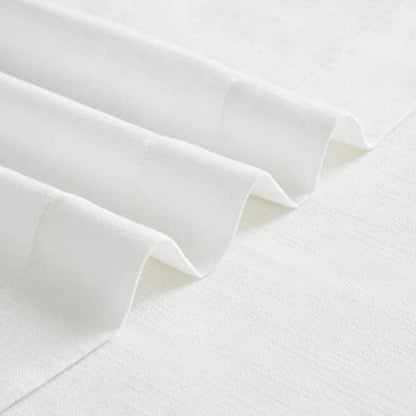 Vision Home White Pinch Pleated Semi Sheer Curtains 40Wx84Lx2 - color: White/Pinch, size: 40"W x 84"L (Pack of 2)