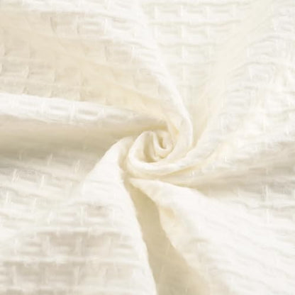 DOSLY IDÉES Rustic Farmhouse Valance, Gray Striped, 52x18in - color: Beige & Gray Striped, size: 52"W x 18"L (Pack of 1)