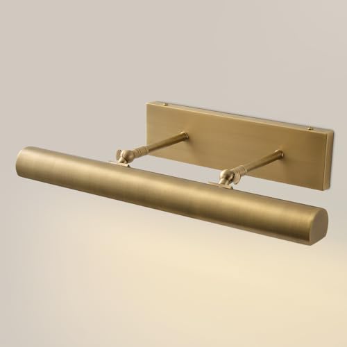 18 Inch Hardwired Picture for Wall Brass Picture Lighting - color: Brass, size: 18in