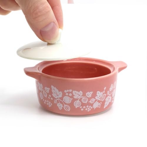 Gooseberry-Inspired Ceramic Trinket Box with Lid, Keepsake