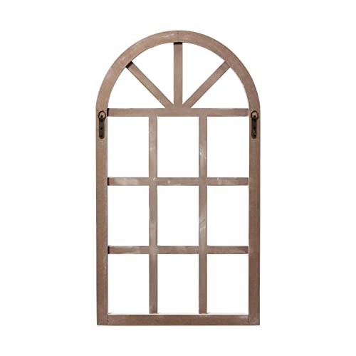 Sintosin Farmhouse Window Frame Wall Decor Living Room 36" x 20"