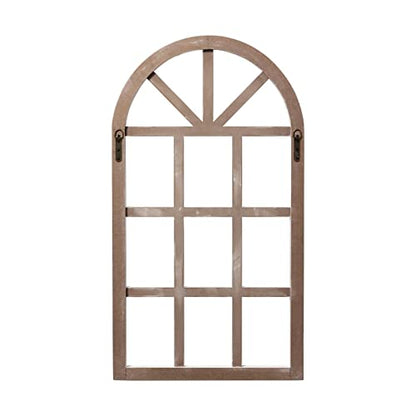 Sintosin Farmhouse Window Frame Wall Decor Living Room 36" x 20"