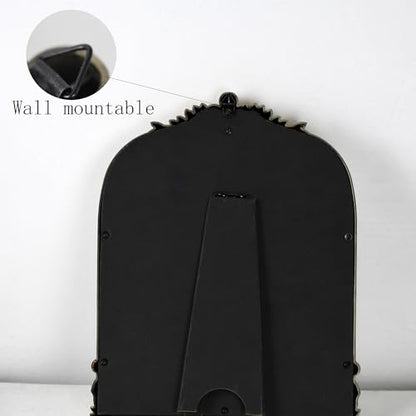 2-Pack Gold Plastic Arched Makeup Mirror 10.6" L x 8.3" W - color: Gold-2pack