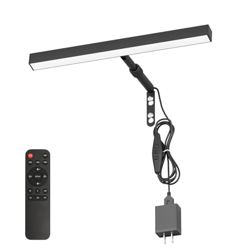 12" LED Picture Light Plug in, 4W Black Art Light - color: Black, size: 12 inch