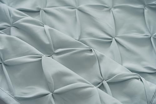 Pintuck Diamond Textured Thermal Insulated Window Curtains 52"W x 63"L - color: Seafoam Green, size: 52"W x 63"L (Pack of 2)