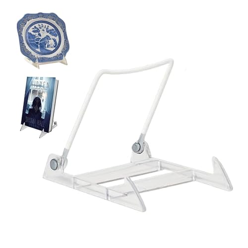 KINGDOM SOLUTIONS - 3.5" White Acrylic Display Stand Made in USA - 2 Pack - color: Acrylic White, size: 3.5" (2-pack)