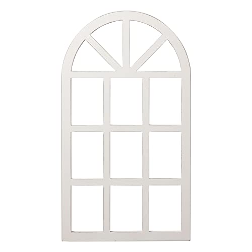 Sintosin Farmhouse Window Frame Wall Decor Living Room 36" x 20"