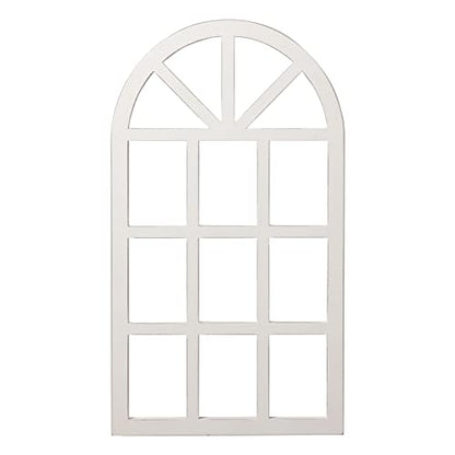 Sintosin Farmhouse Window Frame Wall Decor Living Room 36" x 20"
