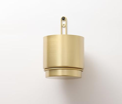 Self-Watering Gold Wall Planters Indoor (5.9 inch) - color: Gold