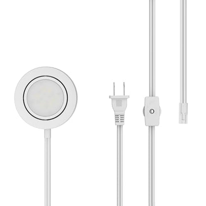 GETINLIGHT 2.75-Inch LED Puck Light, 1-Pack, 2700K, White - color: White, size: 1-puck light kit