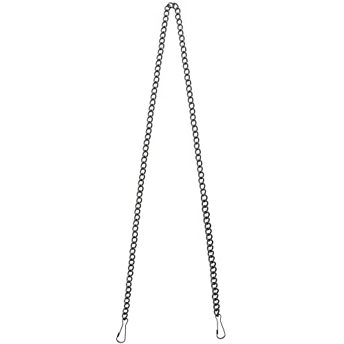 Bieye Chain004 39-Inch Black Hanging Chain for Stained Glass Panels - size: Black 39-inches Long
