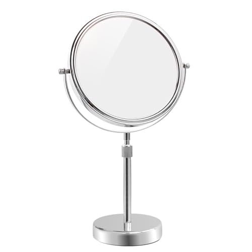 Nicesail Adjustable Tabletop Makeup Mirror Magnified Vanity Chrome 7X - color: Chrome Finish-7x