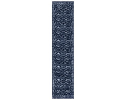 KILOCOCO Washable Runner Rug 2x12 Non Slip Runners for Hallway, Dark Blue - color: Dark Blue, size: 2' x 12' (Runner)