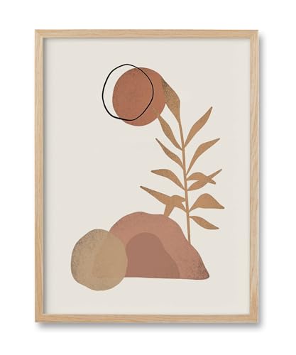 HesenDot Natural OAK Wood Empty Tomb Framed Wall Art,12x16in - color: Christian Tomb