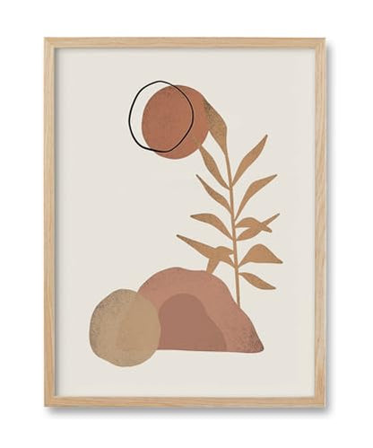 HesenDot Natural OAK Wood Empty Tomb Framed Wall Art,12x16in - color: Christian Tomb