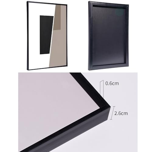 Large Framed Modern Wall Art,Black White Paintings 24 X 32 In X 3 Piece - color: Black White Grayish