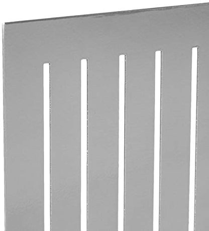 Spectrum Heavy Bookends for Book Shelves Cookbooks Vinyl Records, No Skid Heavy Duty Metal Decorative Book Stopper Sturdy Steel Holder for Home Office Large Bookends for Heavy Books, Pewter Gray