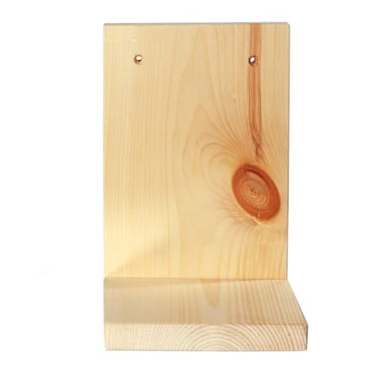 Daniel's Plants Indoor Plant Wall Gallery Shelf Kit | Midcentury Modern Wooden Shelves | Wall Mounted L Shaped Floating Plant Shelves | Solid Wood | 3 Pack (Natural - Unstained) - color: Natural - Unstained