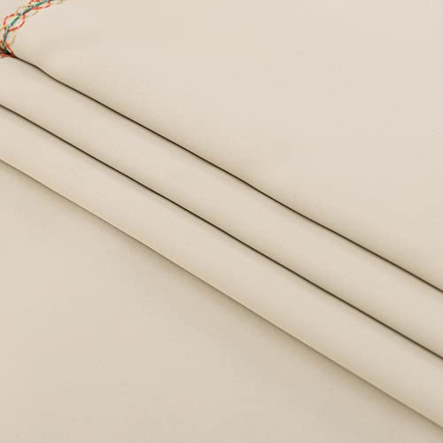 Bed Runner, Beige Bed Throws for Foot of Bed, 210 x 50 cm - color: Beige, size: Full/Queen