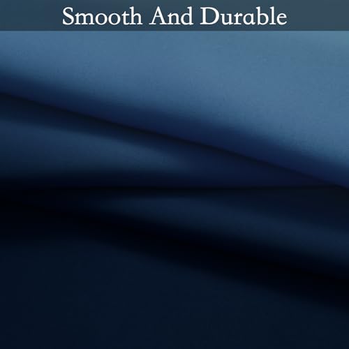 SimpleHome Ombre Gradient Blue White to Gray Curtains for Bedroom, 42Wx63L - color: Blue and White, size: 42"W x 63"L (Pack of 2)