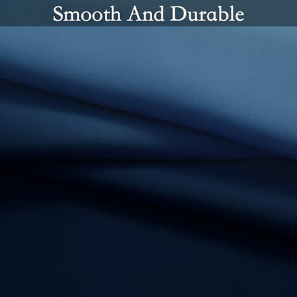 SimpleHome Ombre Gradient Blue White to Gray Curtains for Bedroom, 42Wx63L - color: Blue and White, size: 42"W x 63"L (Pack of 2)
