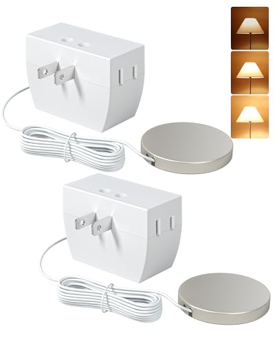 DEWENWILS 2 Pack Touch Dimmer Switch, 3 Levels of Dimming, White - color: White, size: 2 Pack