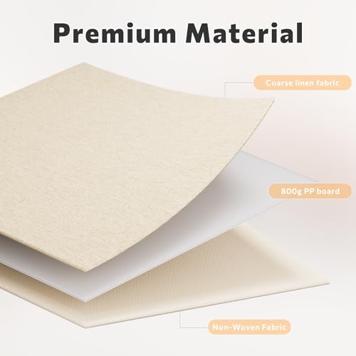 FHSQX 3Pack File Box with Lid, Beige, 14 x 9.3 x 10.9 in - color: Beige, size: 14 x 9.3 x 10.9 in (3Pack)