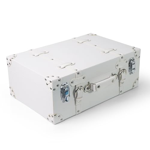 DreamsEden Decorative Wooden Treasure Chest, Keepsake Storage Container